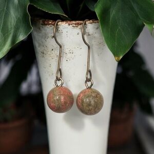 5 For $25💫Unakite Stone Earrings